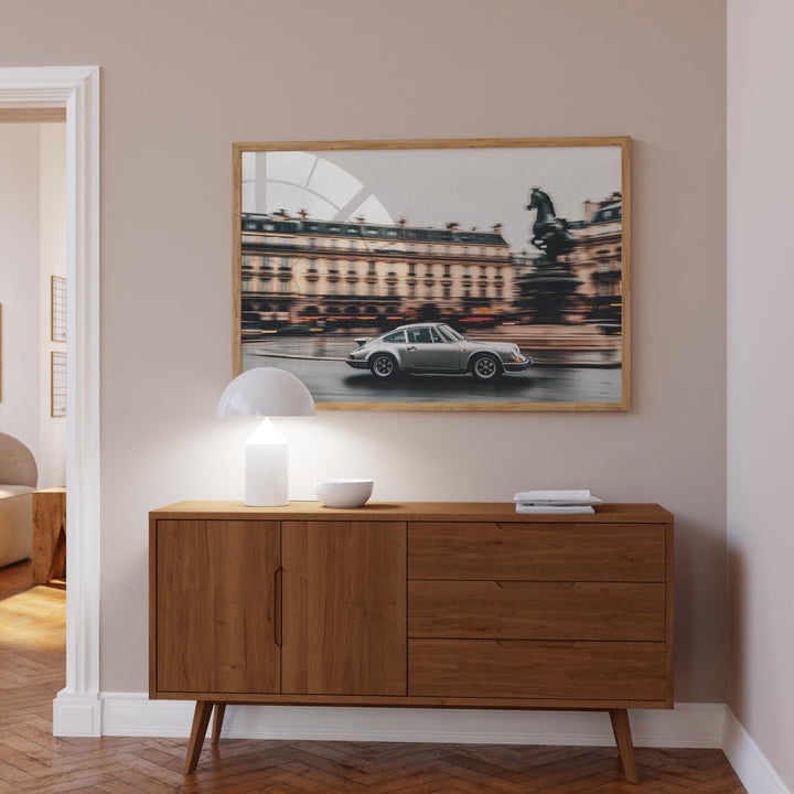 Paris Drift Vintage Car Photograph wall - art - picture - poster