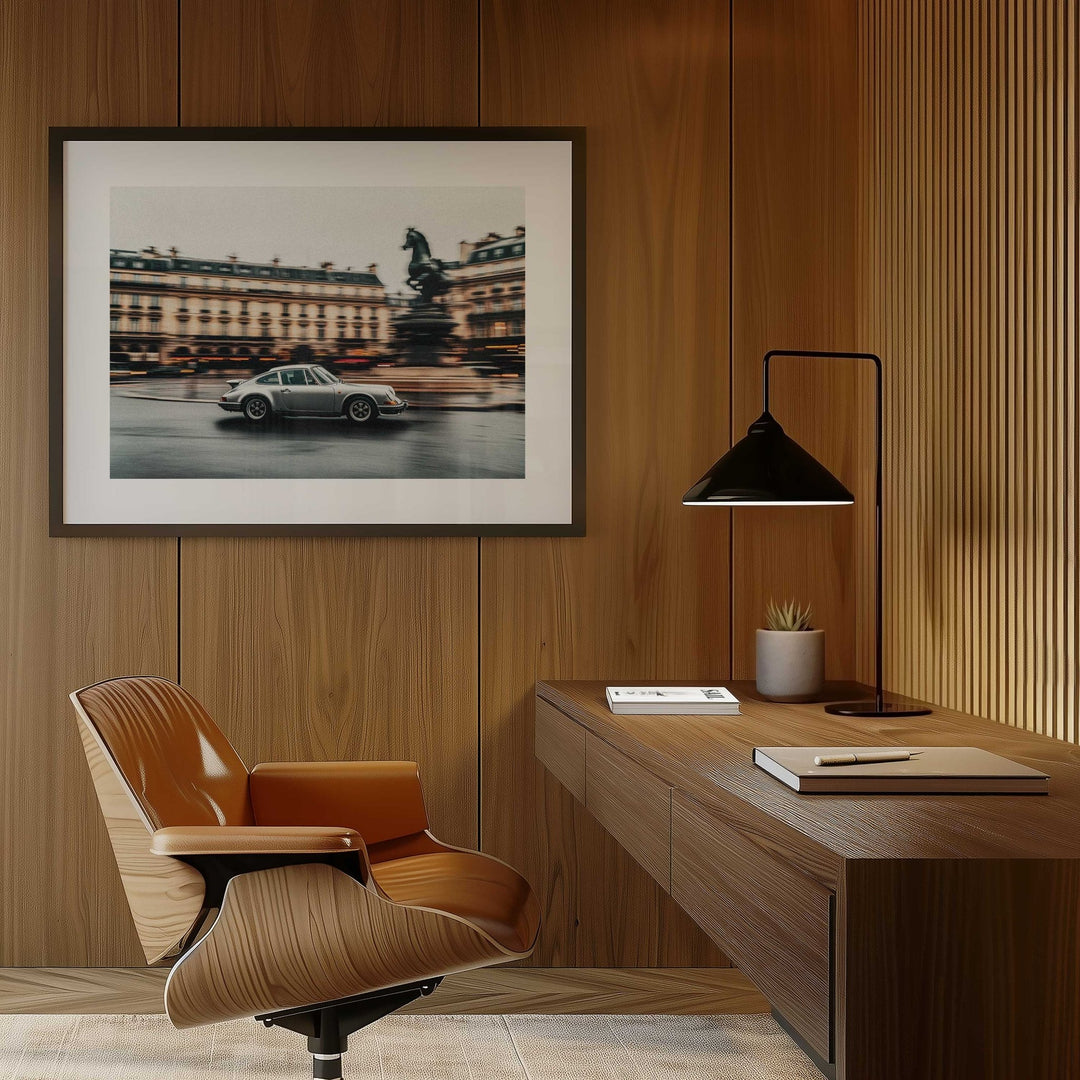 Paris Drift Vintage Car Photograph wall - art - picture - poster