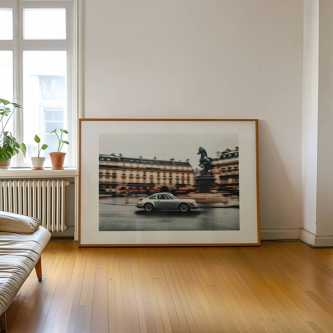Paris Drift Vintage Car Photograph wall - art - picture - poster