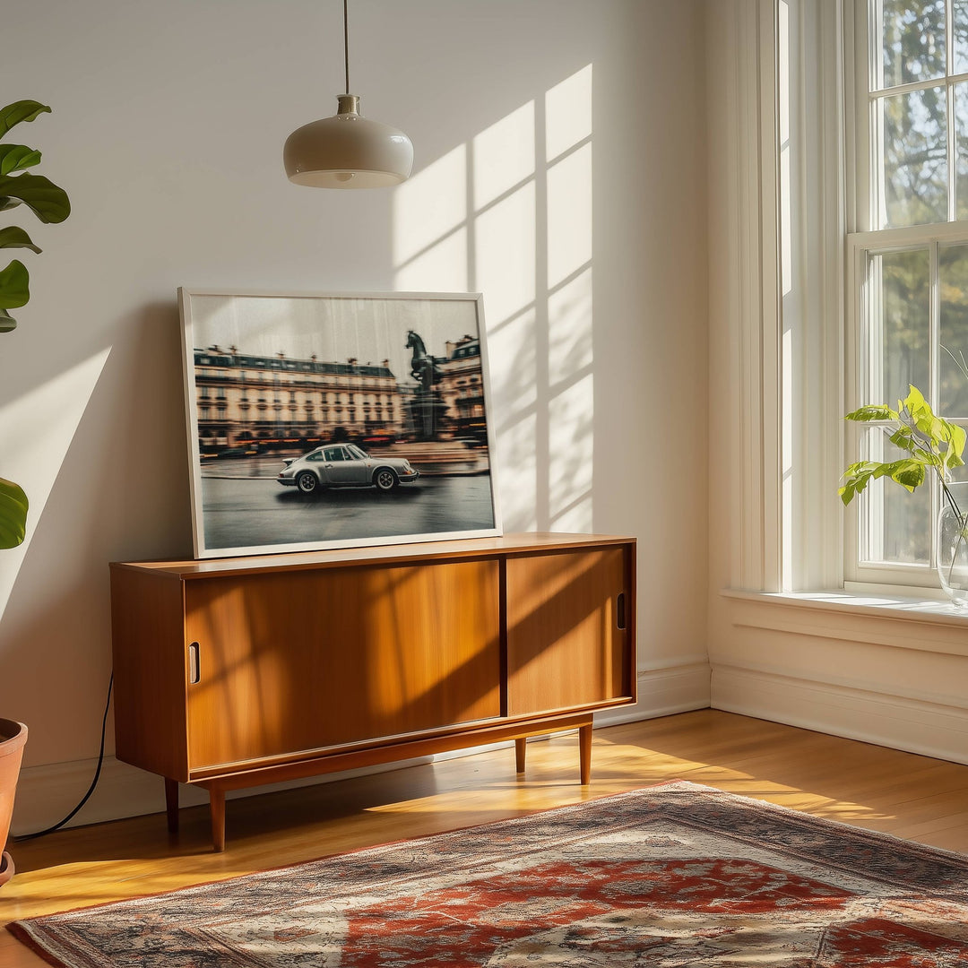 Paris Drift Vintage Car Photograph wall - art - picture - poster