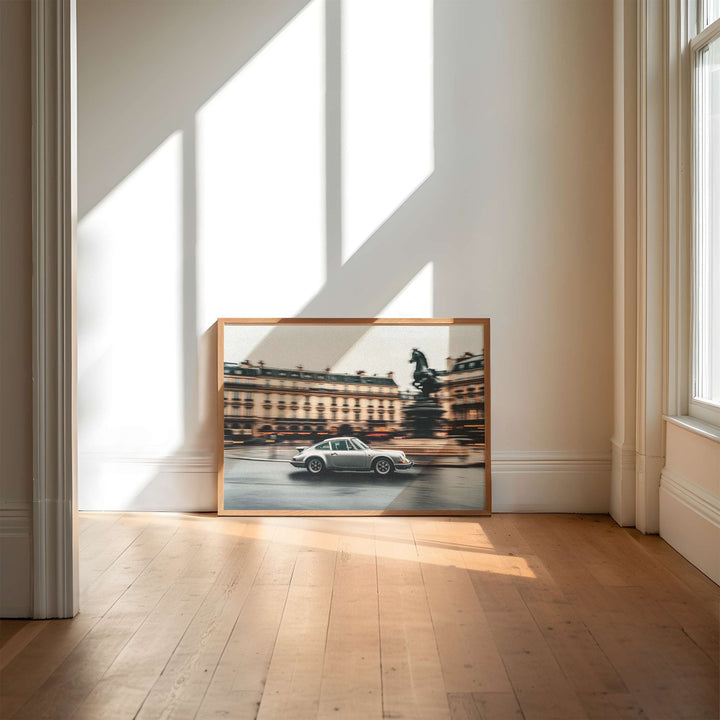 Paris Drift Vintage Car Photograph wall - art - picture - poster