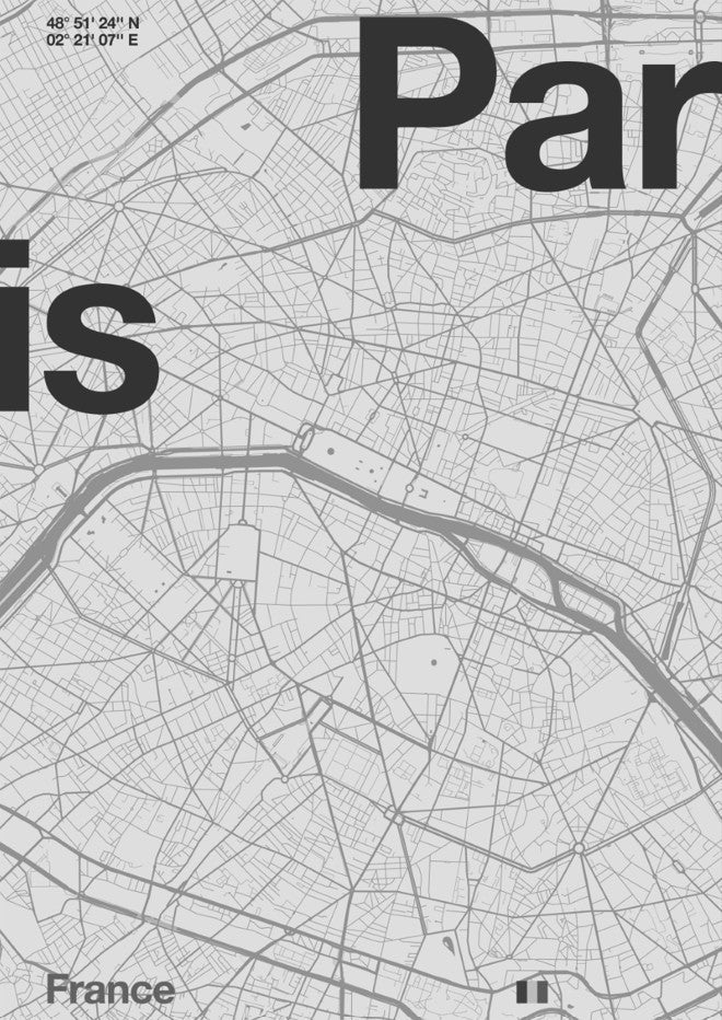 Paris Map by Florent Bodart