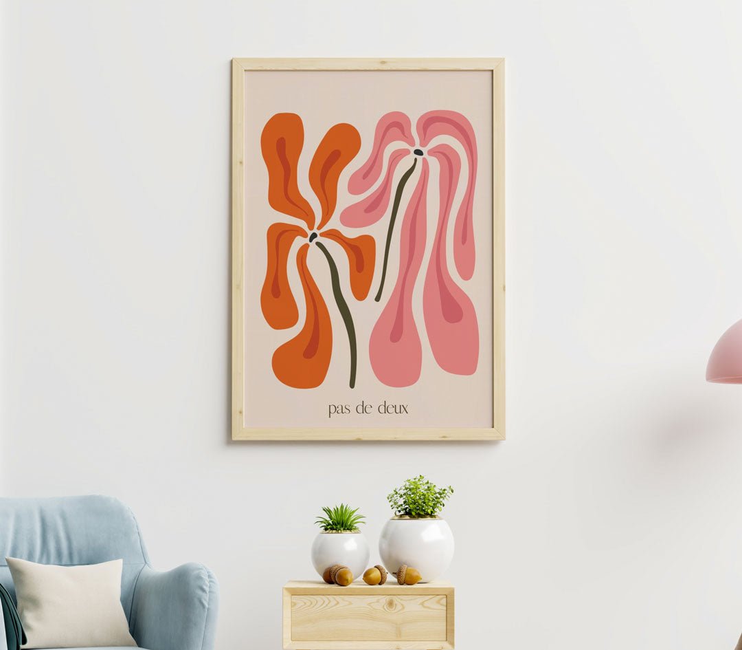 Pas De Deux Orange & Pink by Henri Matisse - Style My Wall