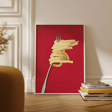 Pasta Fork Vintage Poster Wall Art - Style My Wall