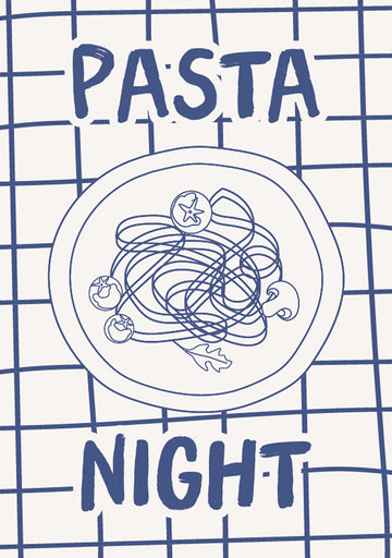Pasta Night Kitchen Wall Print - Style My Wall,frame