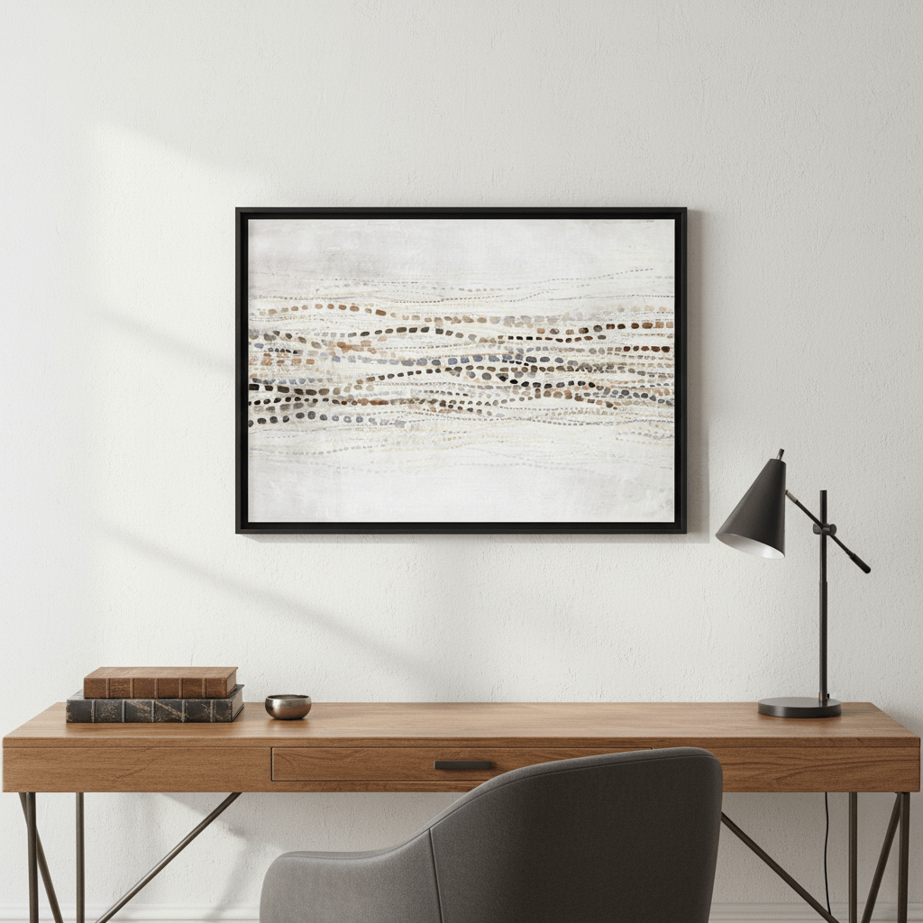 Pastel Dancing Waves by Deer Muskeeter wall - art - picture - poster
