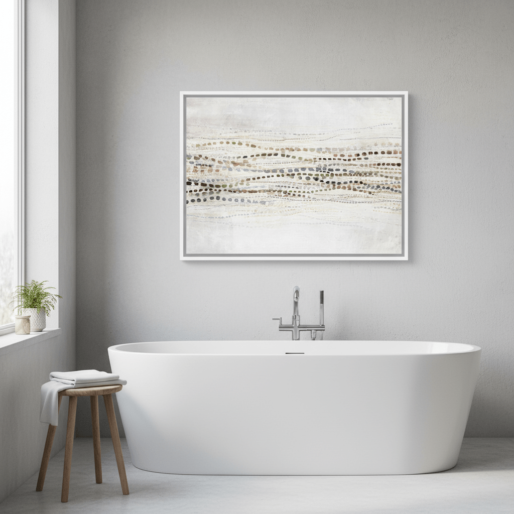 Pastel Dancing Waves by Deer Muskeeter wall - art - picture - poster