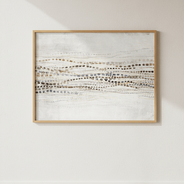 Pastel Dancing Waves by Deer Muskeeter wall - art - picture - poster