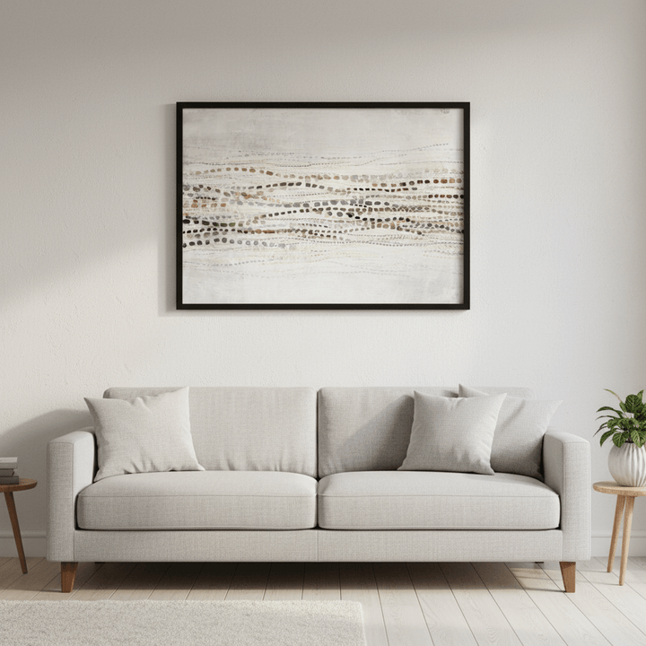 Pastel Dancing Waves by Deer Muskeeter wall - art - picture - poster