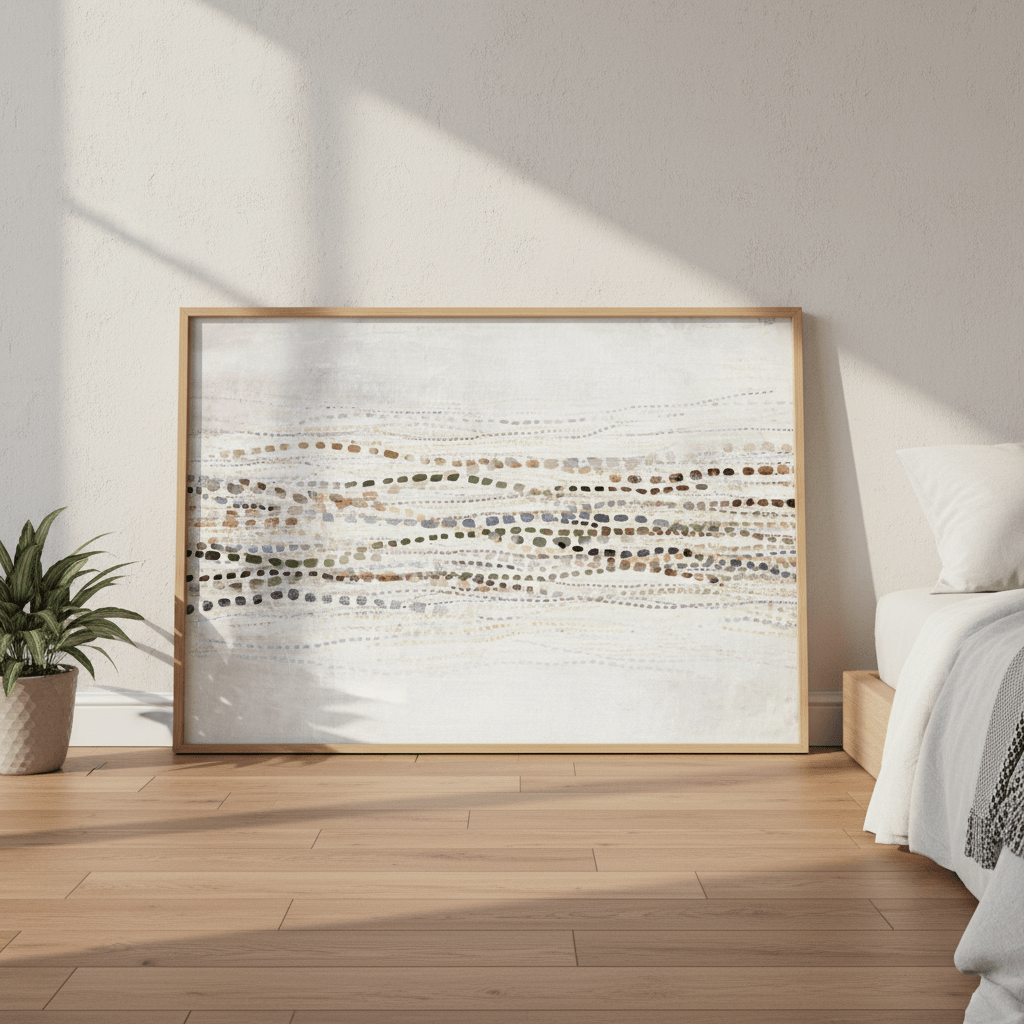 Pastel Dancing Waves by Deer Muskeeter wall - art - picture - poster