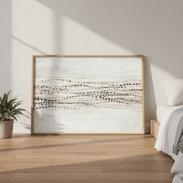 Pastel Dancing Waves by Deer Muskeeter wall - art - picture - poster