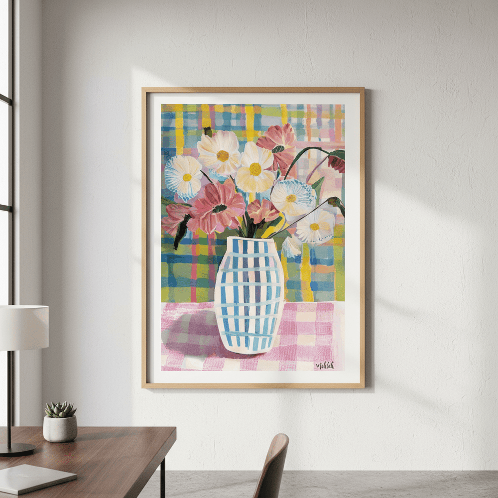 Pastel Flowers by Inkheart Designs wall - art - picture - poster