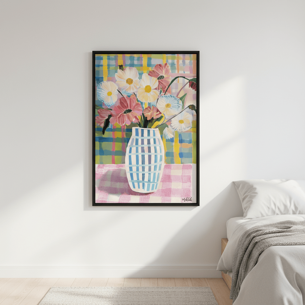 Pastel Flowers by Inkheart Designs wall - art - picture - poster
