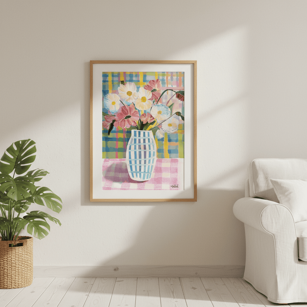 Pastel Flowers by Inkheart Designs wall - art - picture - poster