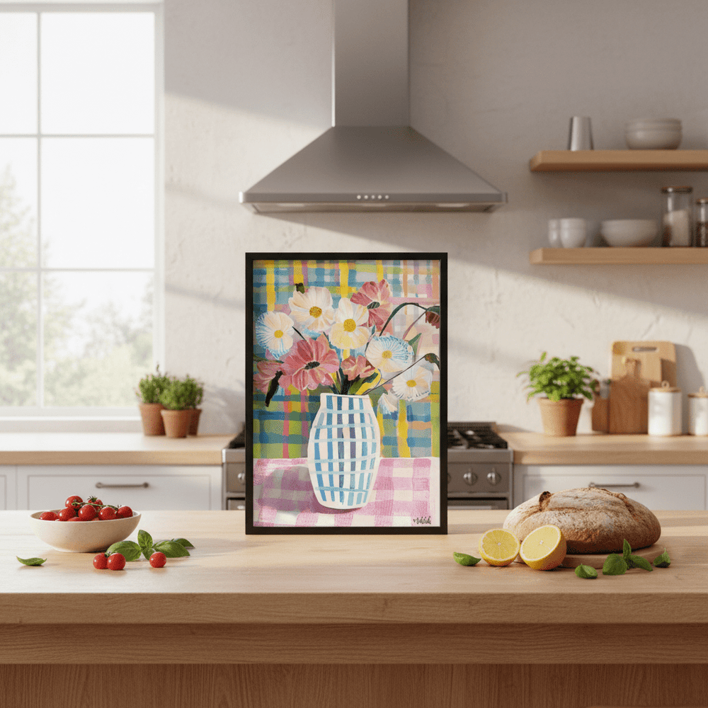 Pastel Flowers by Inkheart Designs wall - art - picture - poster