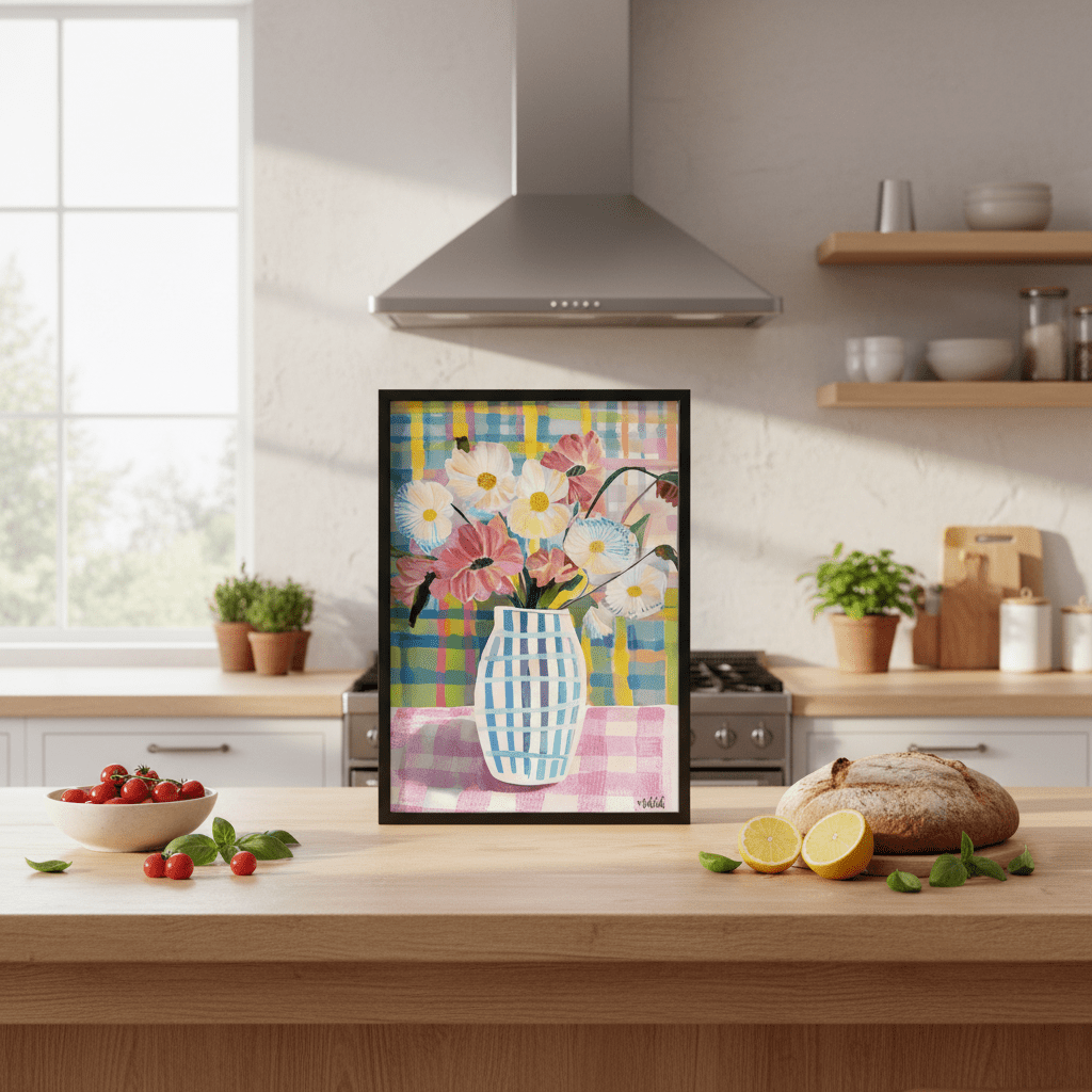 Pastel Flowers by Inkheart Designs wall - art - picture - poster