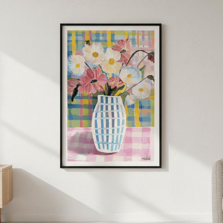 Pastel Flowers by Inkheart Designs wall - art - picture - poster