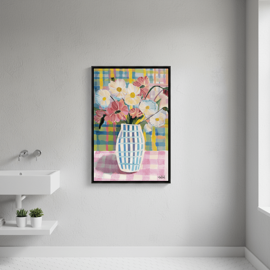 Pastel Flowers by Inkheart Designs wall - art - picture - poster