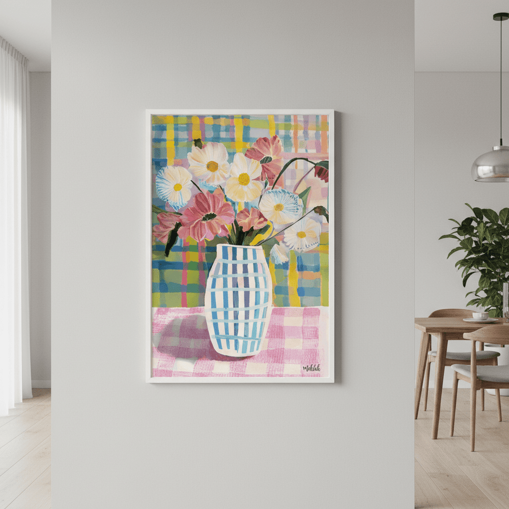 Pastel Flowers by Inkheart Designs wall - art - picture - poster