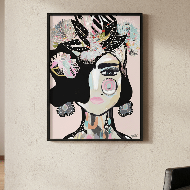 Pastel Frida by Inkheart Designs wall - art - picture - poster