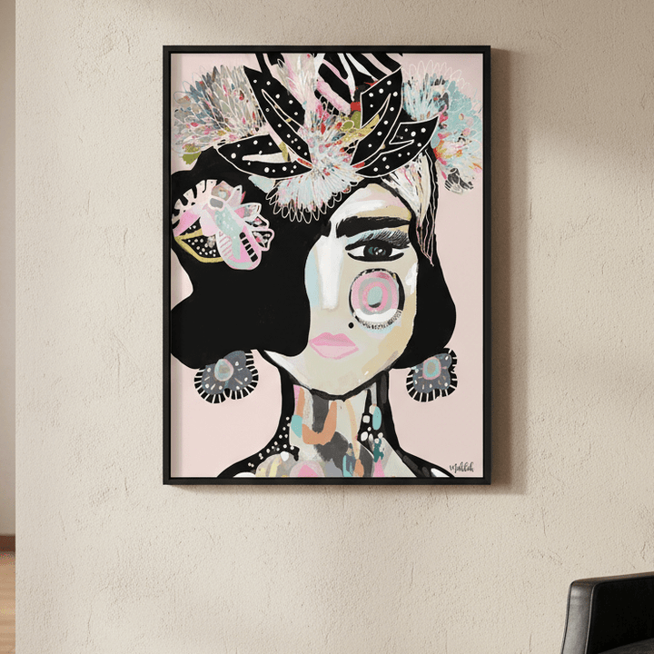 Pastel Frida by Inkheart Designs wall - art - picture - poster