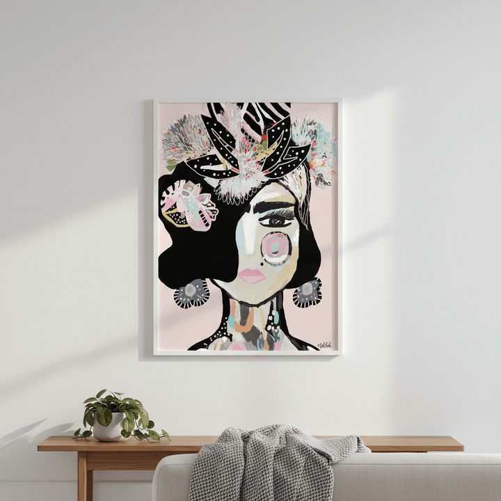 Pastel Frida by Inkheart Designs wall - art - picture - poster