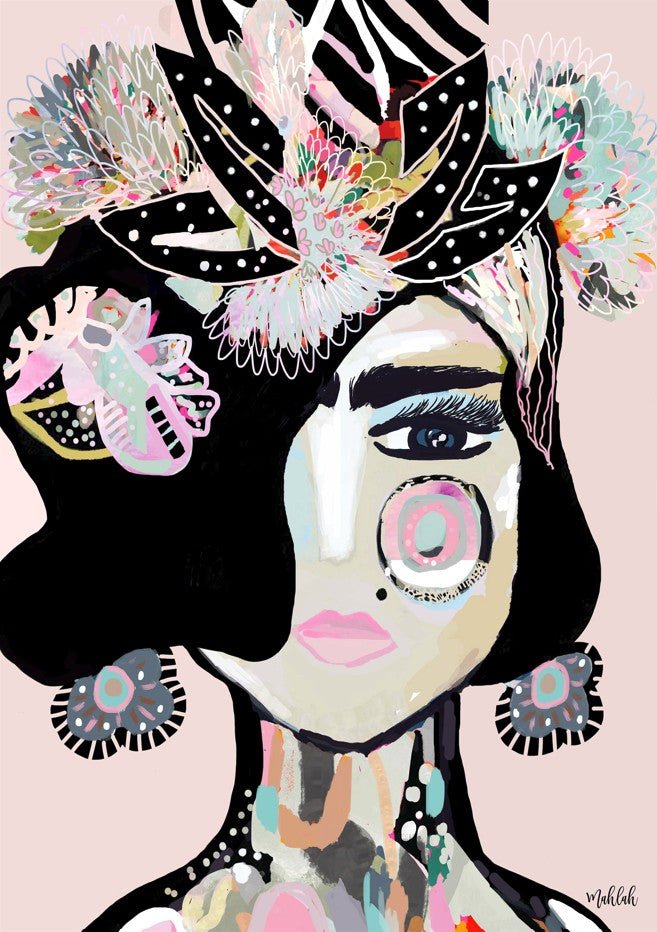 Pastel Frida by Inkheart Designs