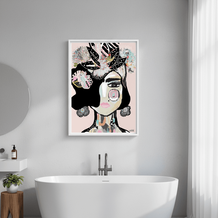 Pastel Frida by Inkheart Designs wall - art - picture - poster