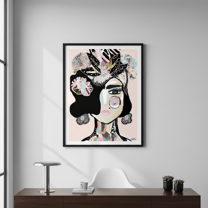 Pastel Frida by Inkheart Designs wall - art - picture - poster