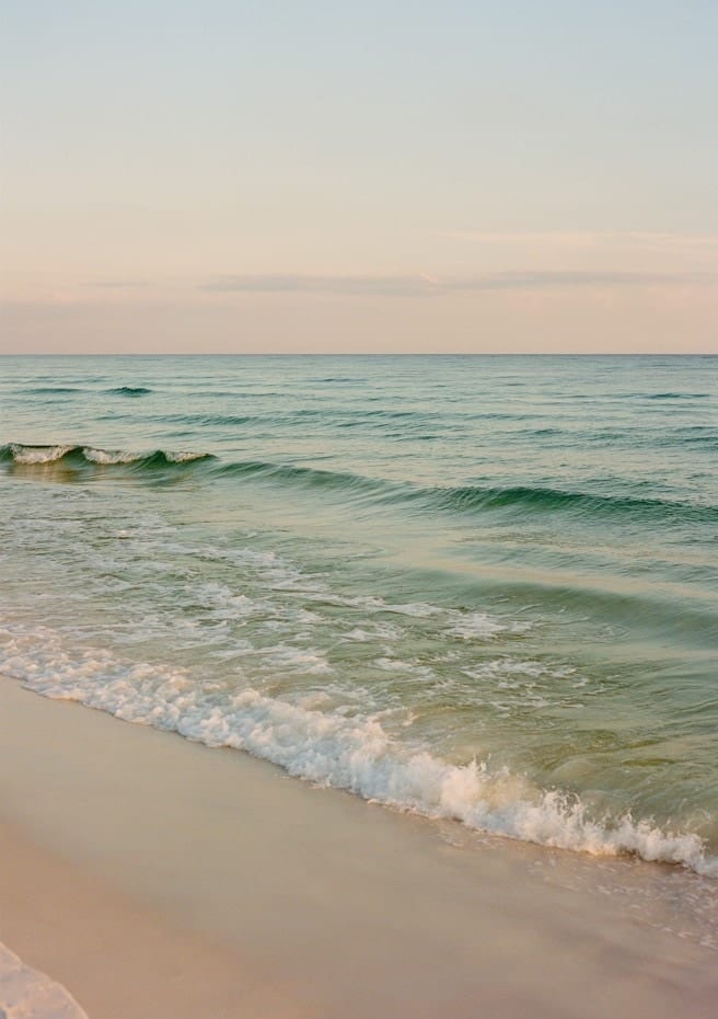 Pastel Ocean Sunset  By Bethany Young