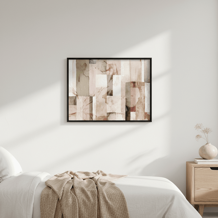 Pastel Square Floral by Deer Muskeeter wall - art - picture - poster