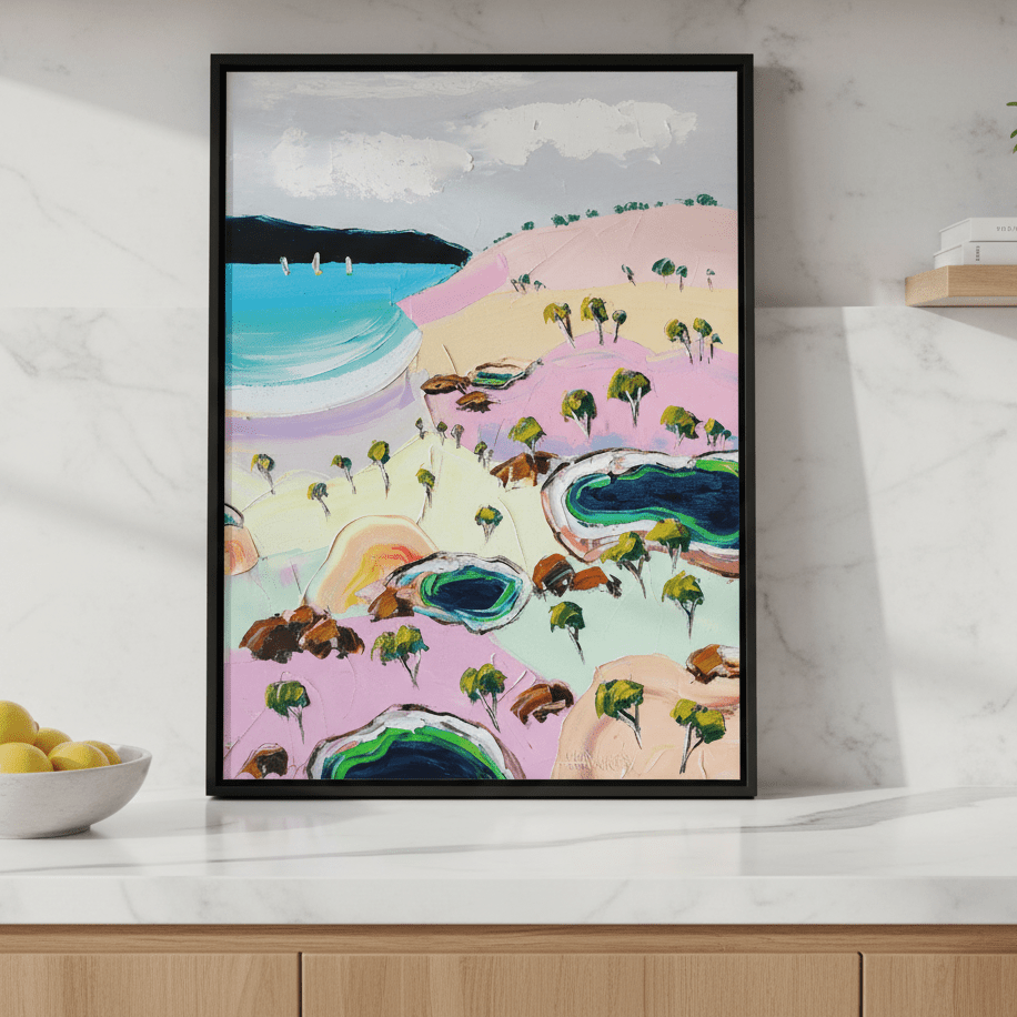 Pastel Summer by Angela Hawkey wall - art - picture - poster