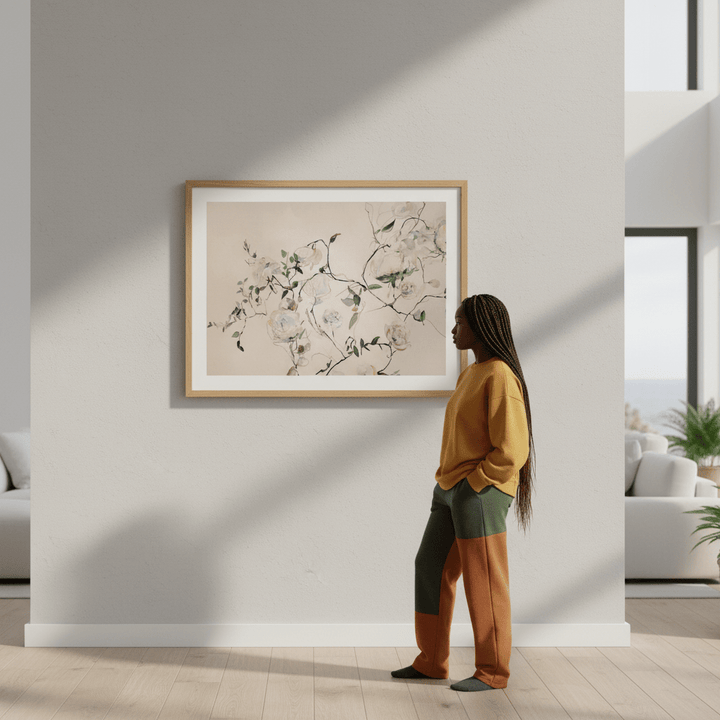 Pastel Vine by Deer Muskeeter wall - art - picture - poster