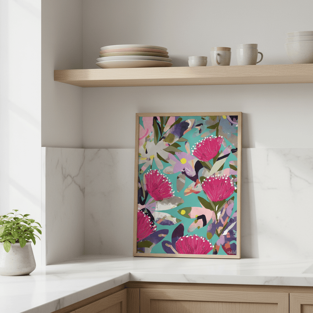 Patterned Flowers by Inkheart Designs wall - art - picture - poster