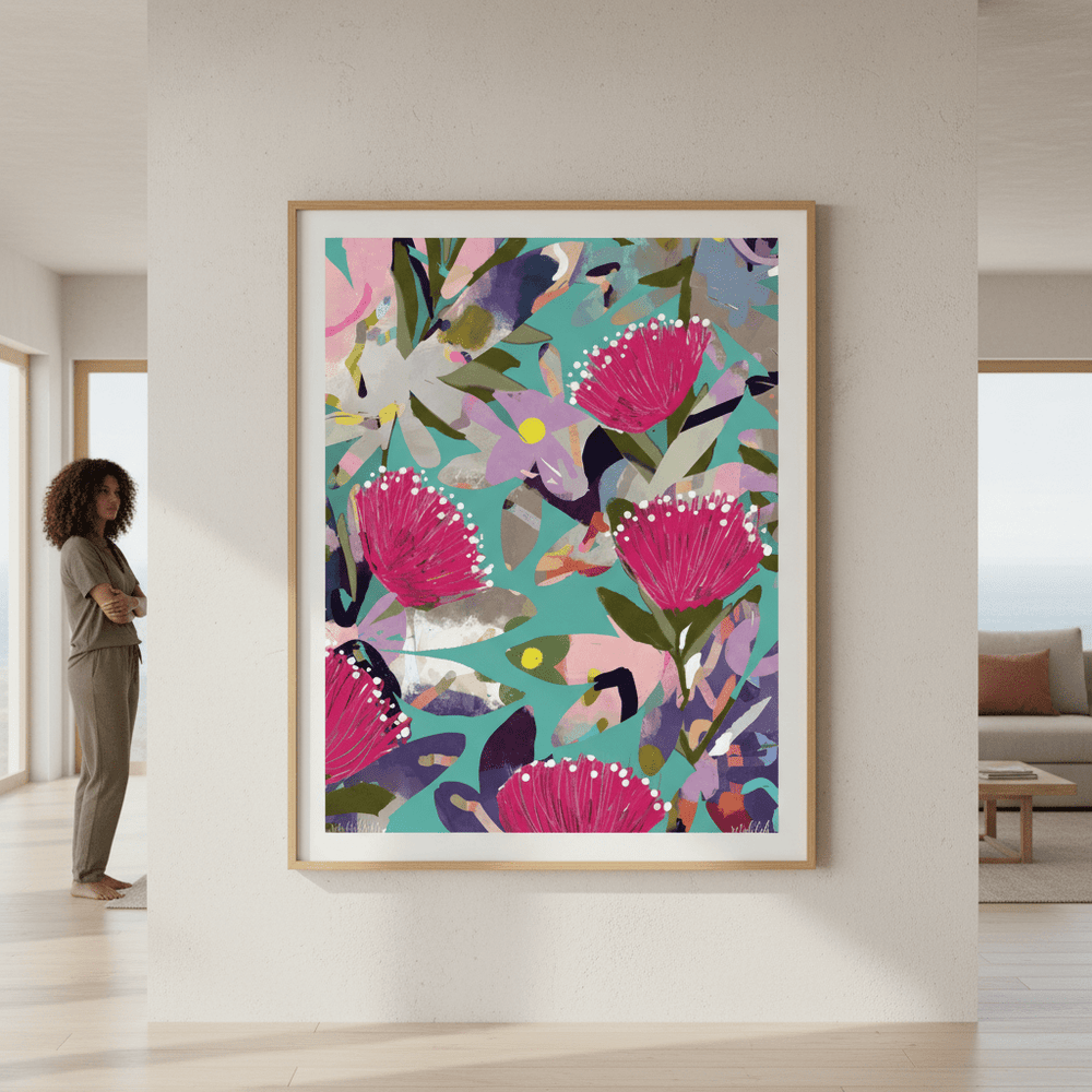Patterned Flowers by Inkheart Designs wall - art - picture - poster