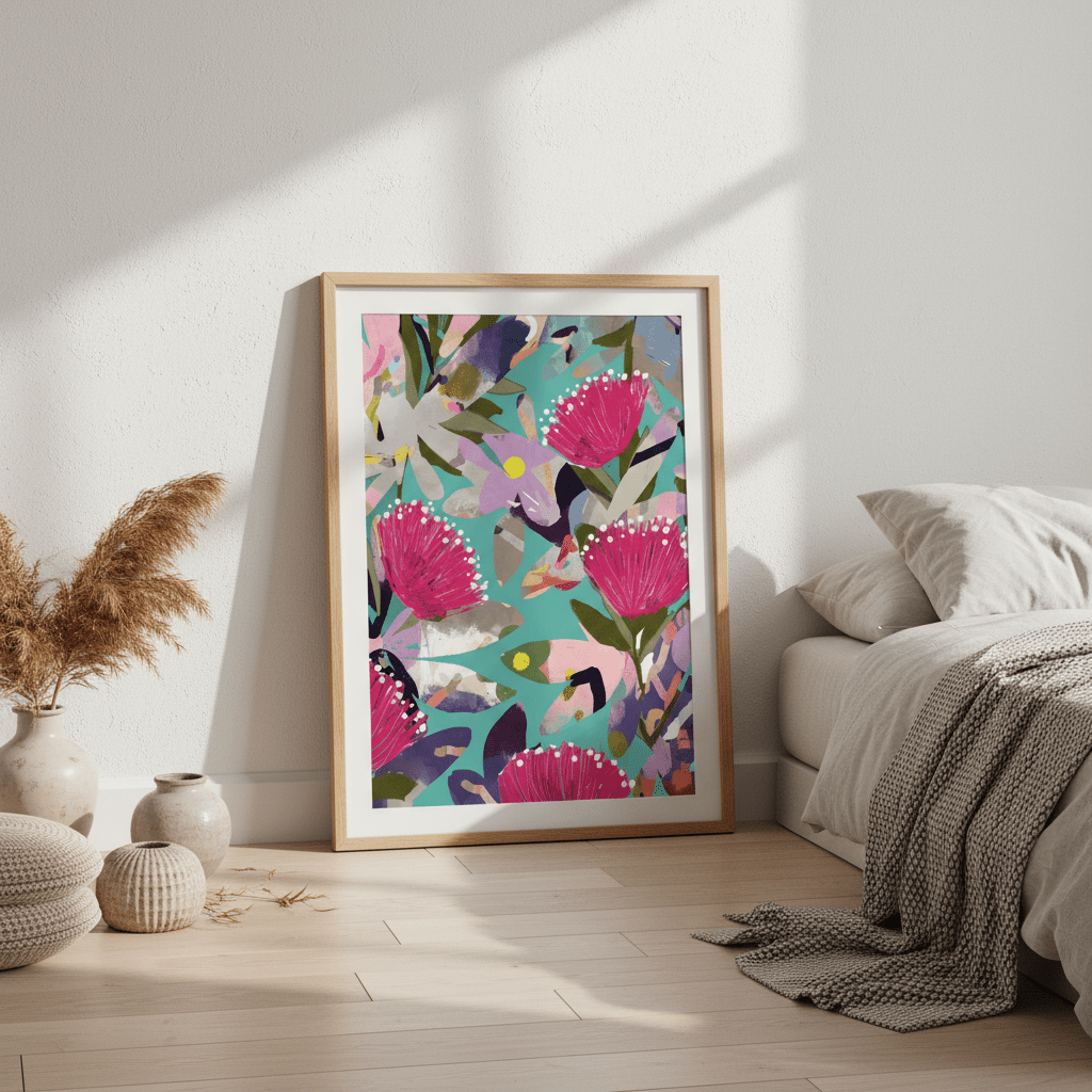 Patterned Flowers by Inkheart Designs wall - art - picture - poster