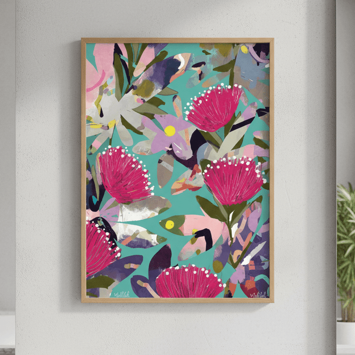 Patterned Flowers by Inkheart Designs wall - art - picture - poster