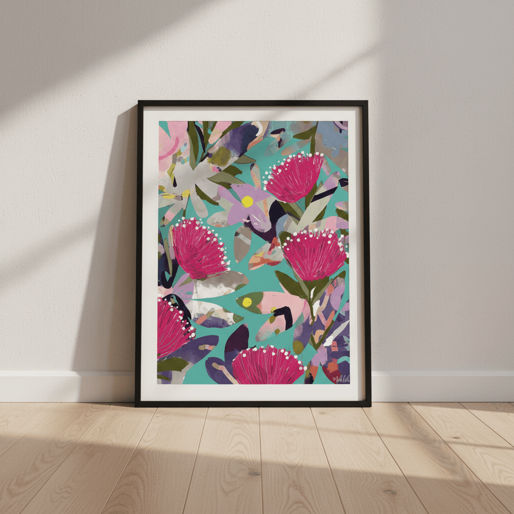 Patterned Flowers by Inkheart Designs wall - art - picture - poster