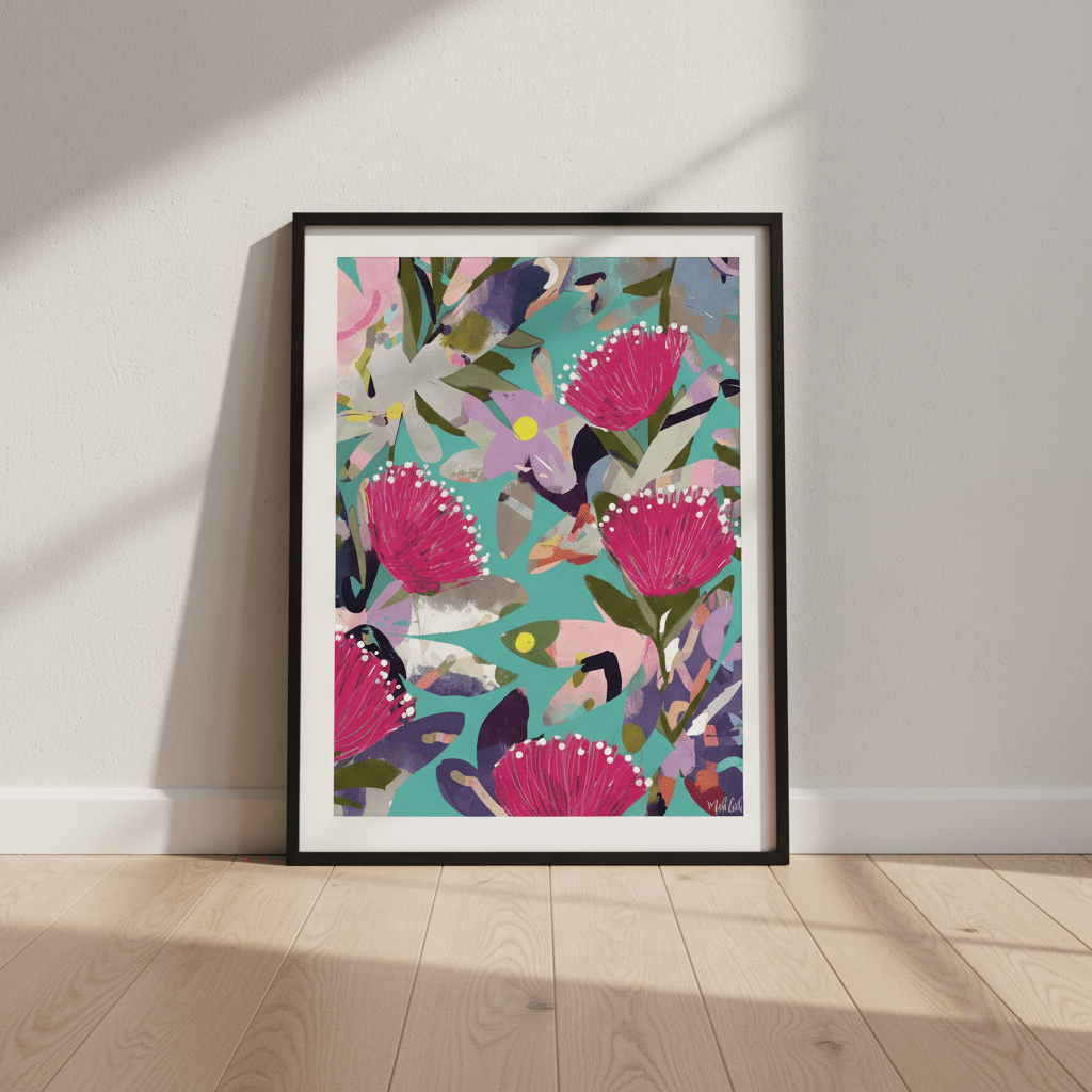 Patterned Flowers by Inkheart Designs wall - art - picture - poster
