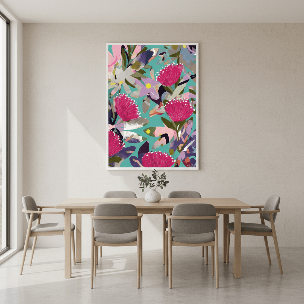 Patterned Flowers by Inkheart Designs wall - art - picture - poster