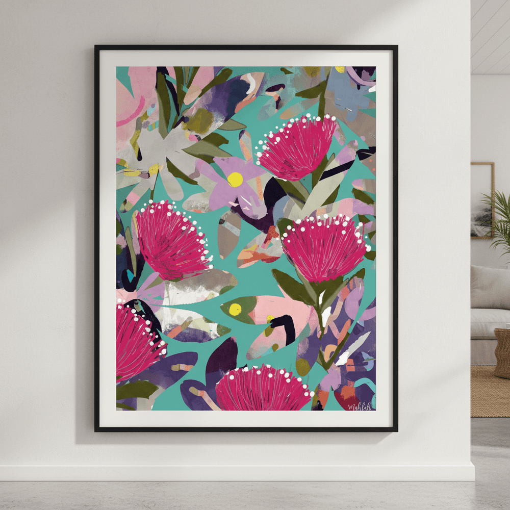 Patterned Flowers by Inkheart Designs wall - art - picture - poster
