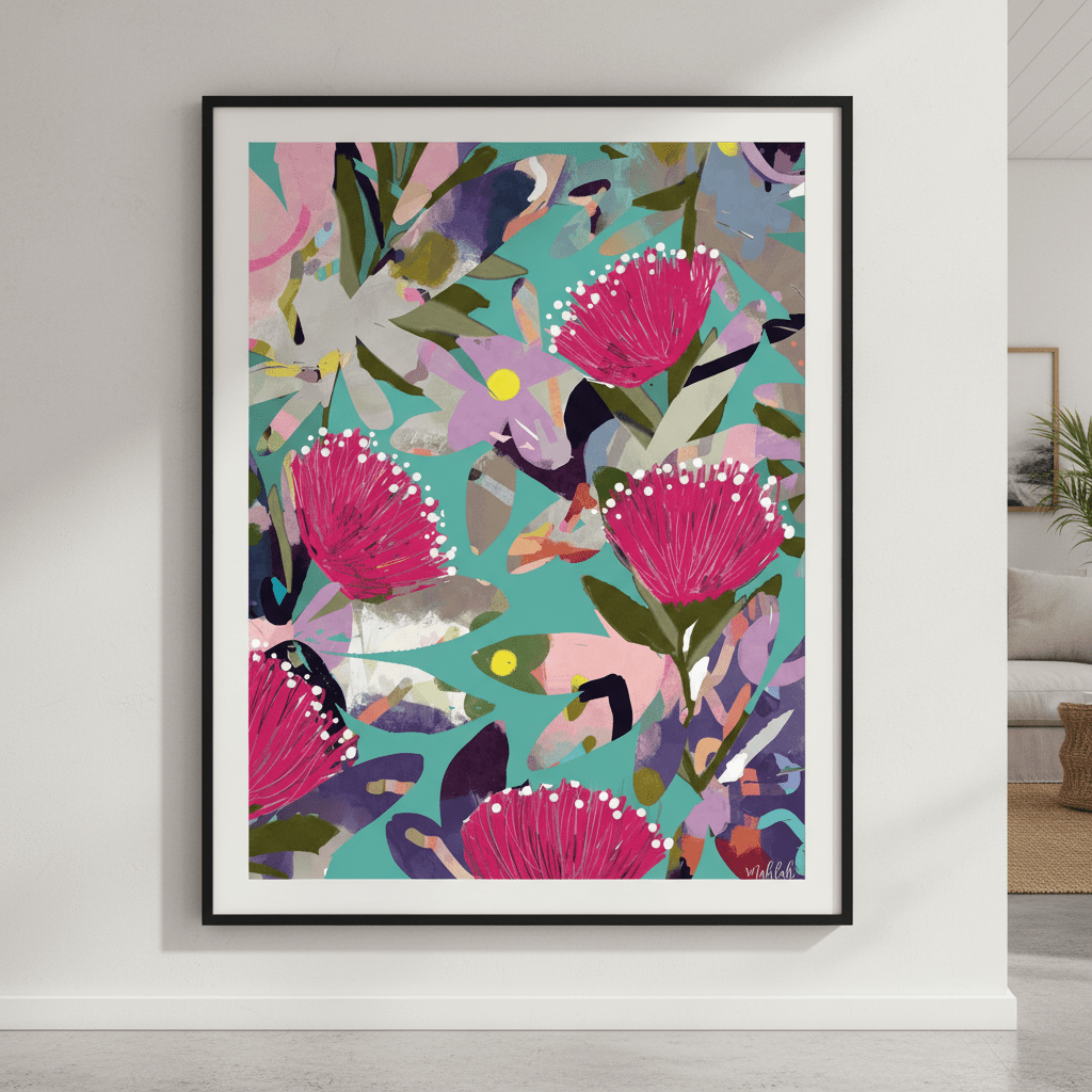 Patterned Flowers by Inkheart Designs wall - art - picture - poster