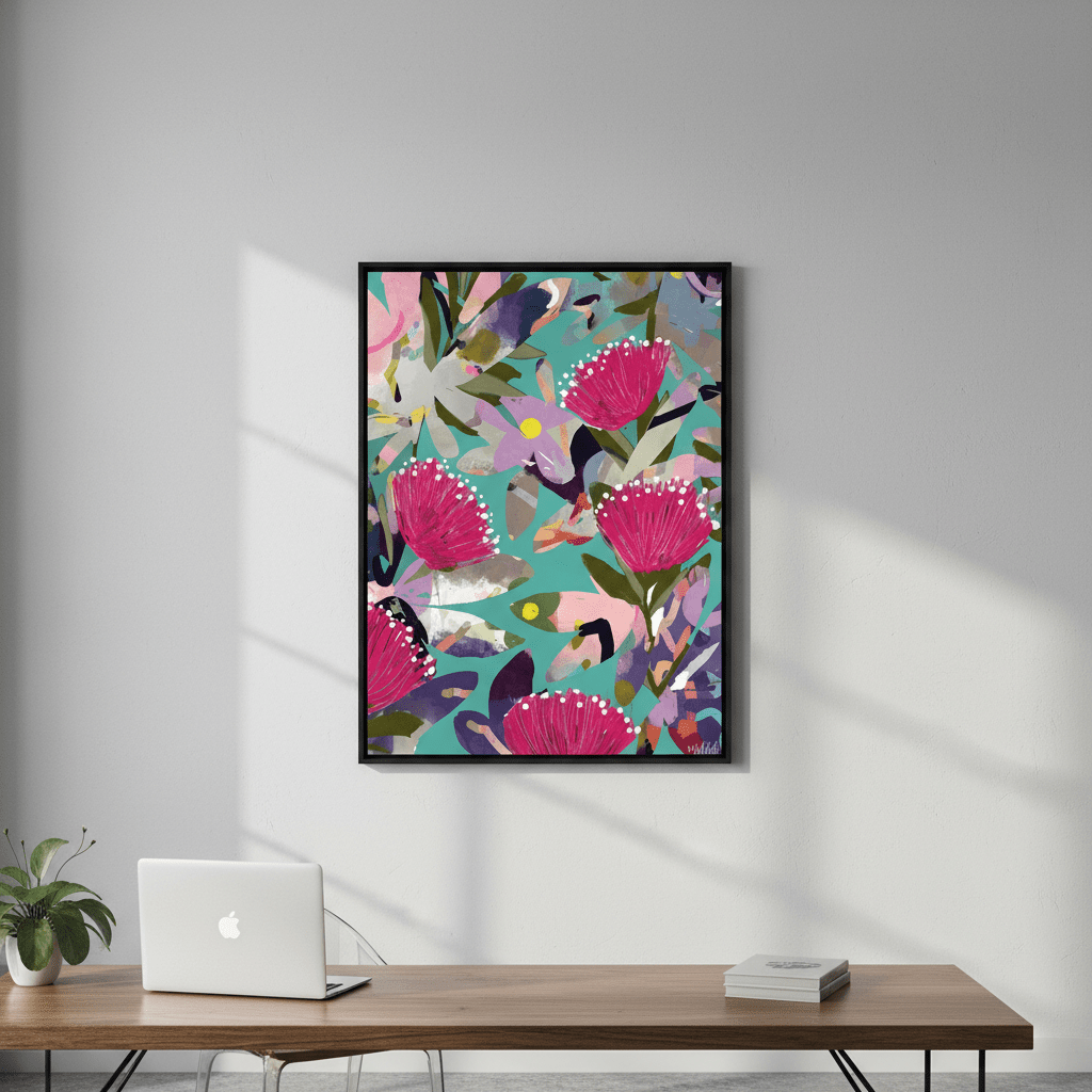 Patterned Flowers by Inkheart Designs wall - art - picture - poster