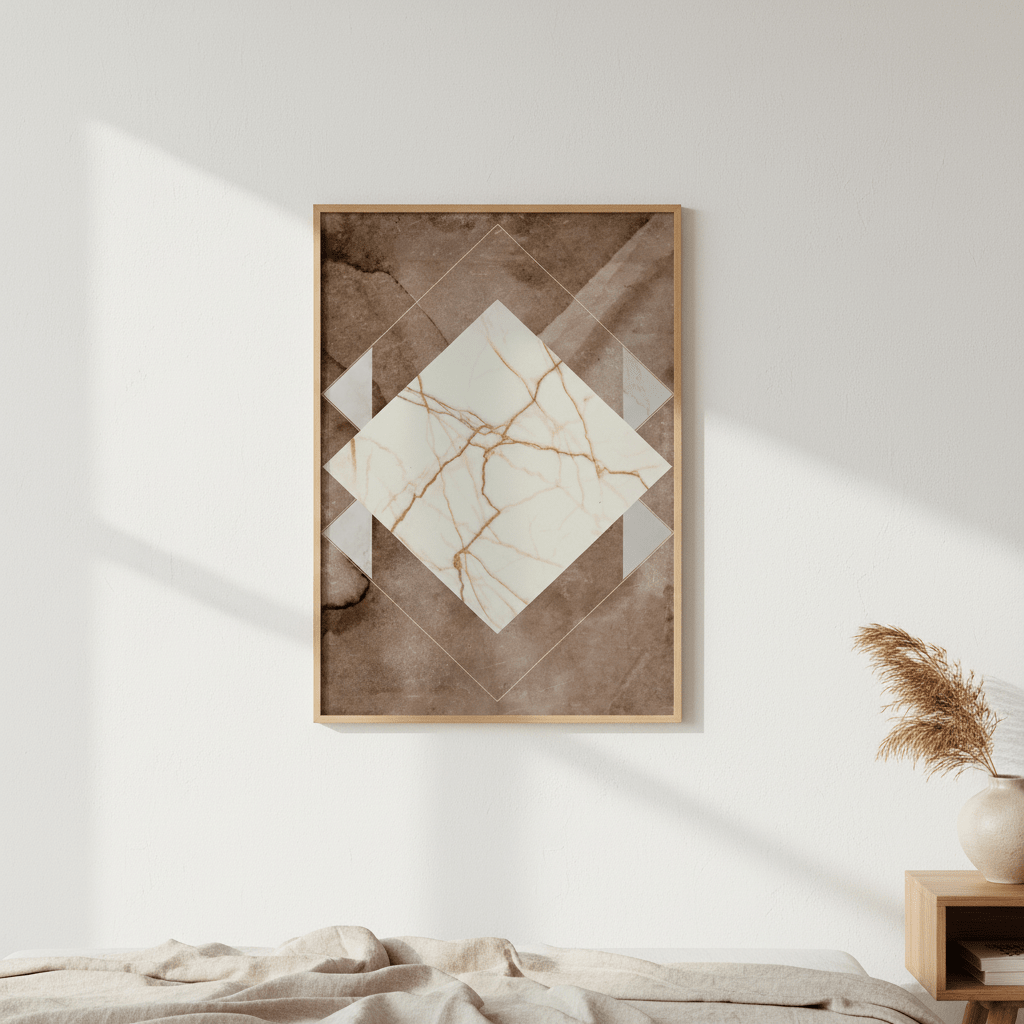 Patterned Stone and Marble by Hope Bainbridge wall - art - picture - poster