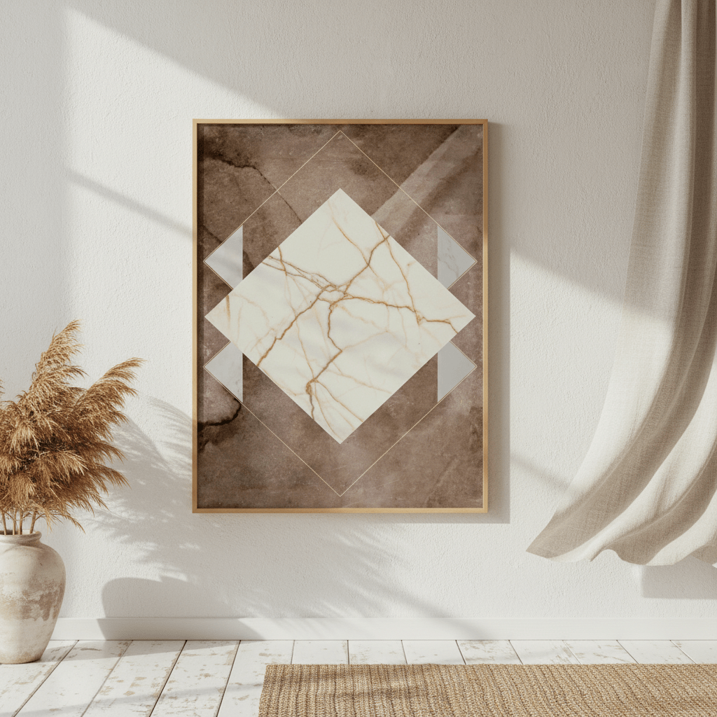 Patterned Stone and Marble by Hope Bainbridge wall - art - picture - poster