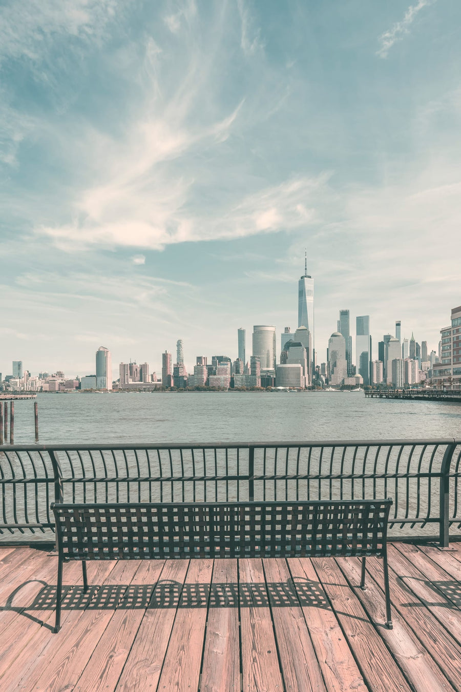 Peaceful City Skyline View By Melanie Viola | Art & Canvas Print