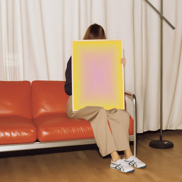 Peach Aura wall - art - picture - poster