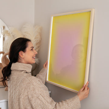Peach Aura wall - art - picture - poster