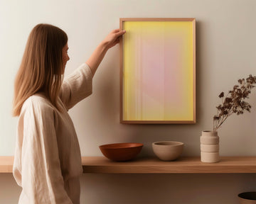 Peach Aura wall - art - picture - poster