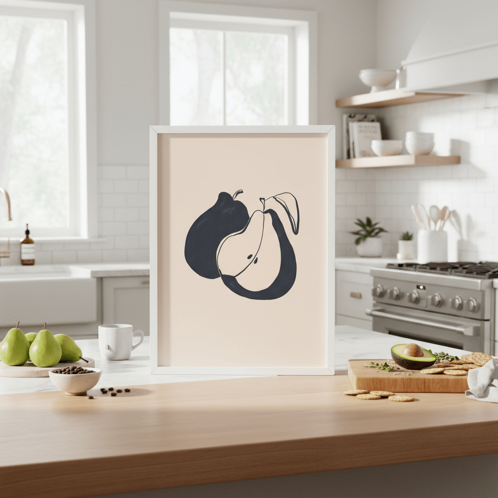 Pears by Ivy Green Illustrations wall - art - picture - poster